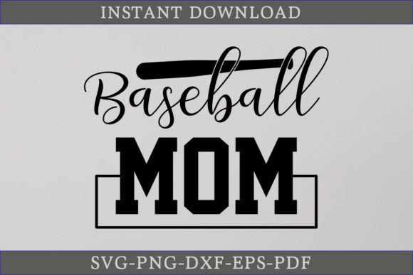 Baseball Mom Gift SVG: A Versatile Graphics Asset for Crafts