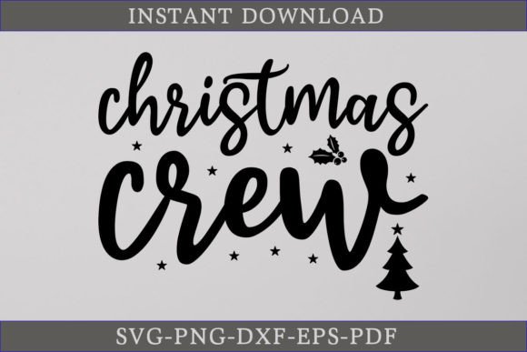 Christmas Crew SVG: A Festive Addition for Crafts and Graphics