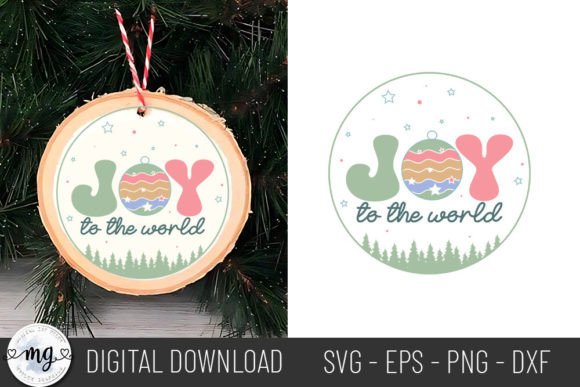 Joy to the World - Christmas Round SVG Review