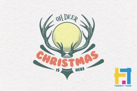 Ohh Deer Christmas is Here: A Vintage SVG for Crafts & Graphics