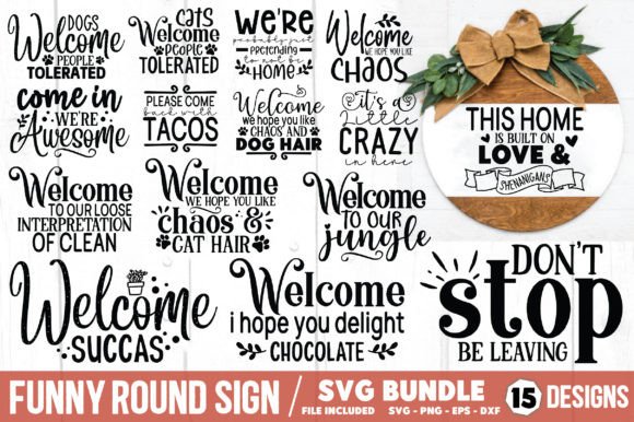 Review: Funny Round Sign SVG Bundle for Embroidery