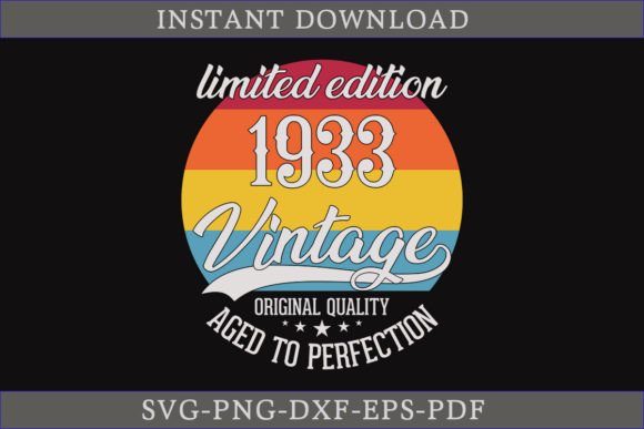 Vintage 1933 Aged to Perfection: A Craft Graphics Gem